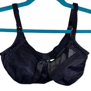 NWT Royce Charlotte Nursing Bra Black 30F/32DDD